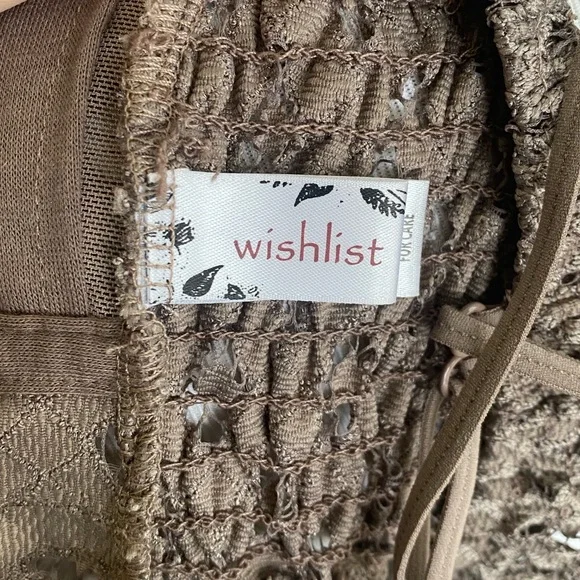 WISHLIST Lace Bralette in Taupe - Picture 5 of 6